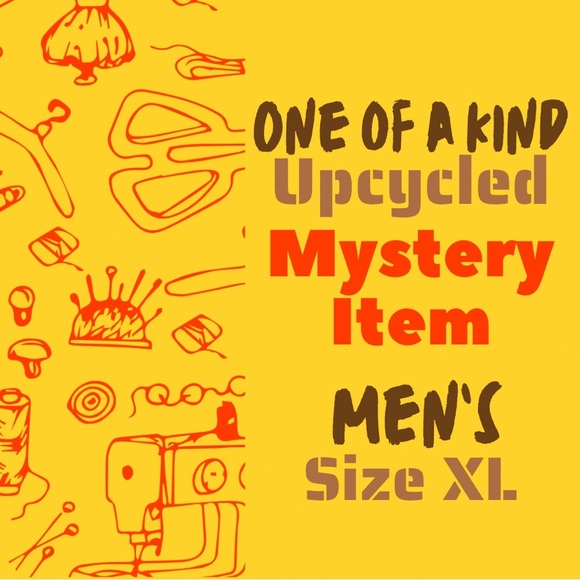 Mystery Box One of a Kind Upcycled Item Men’s SIZE XL Unique 1 of 1 sustainable - Picture 1 of 1